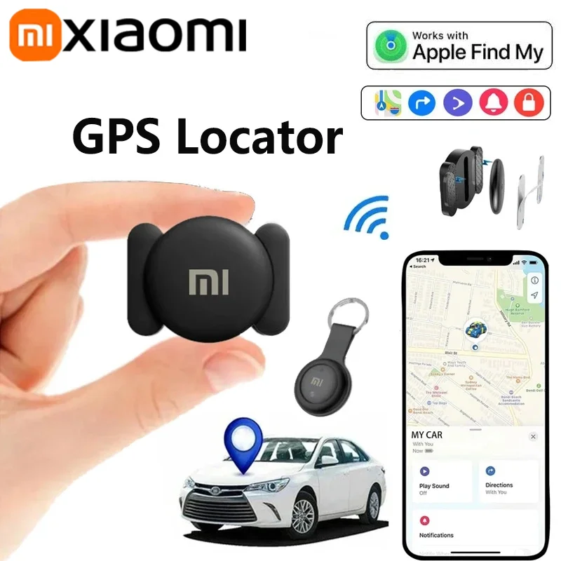 Xiaomi GPS محدد الحيوانات الأليفة المحفظة حقيبة سيارة تحديد المواقع العالمية تتبع المسنين الاطفال مكافحة خسر مكتشف آيفون العثور على بلدي