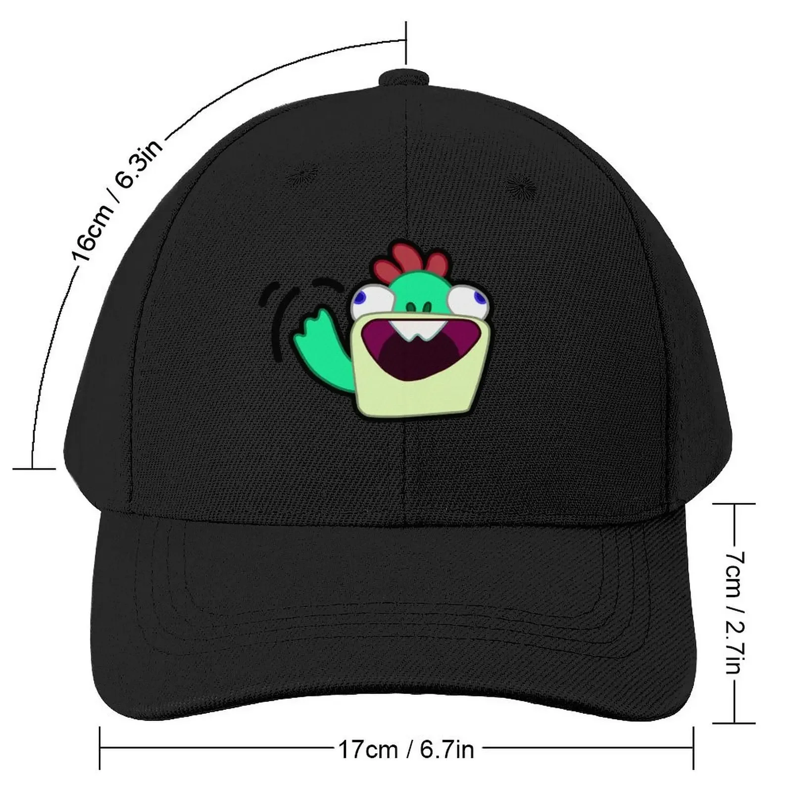 Hearthstone Waving Murloc Emote Baseball Cap Big Size Hat Uv Protection Solar Hat fashionable Women's Hats For The Sun Men's