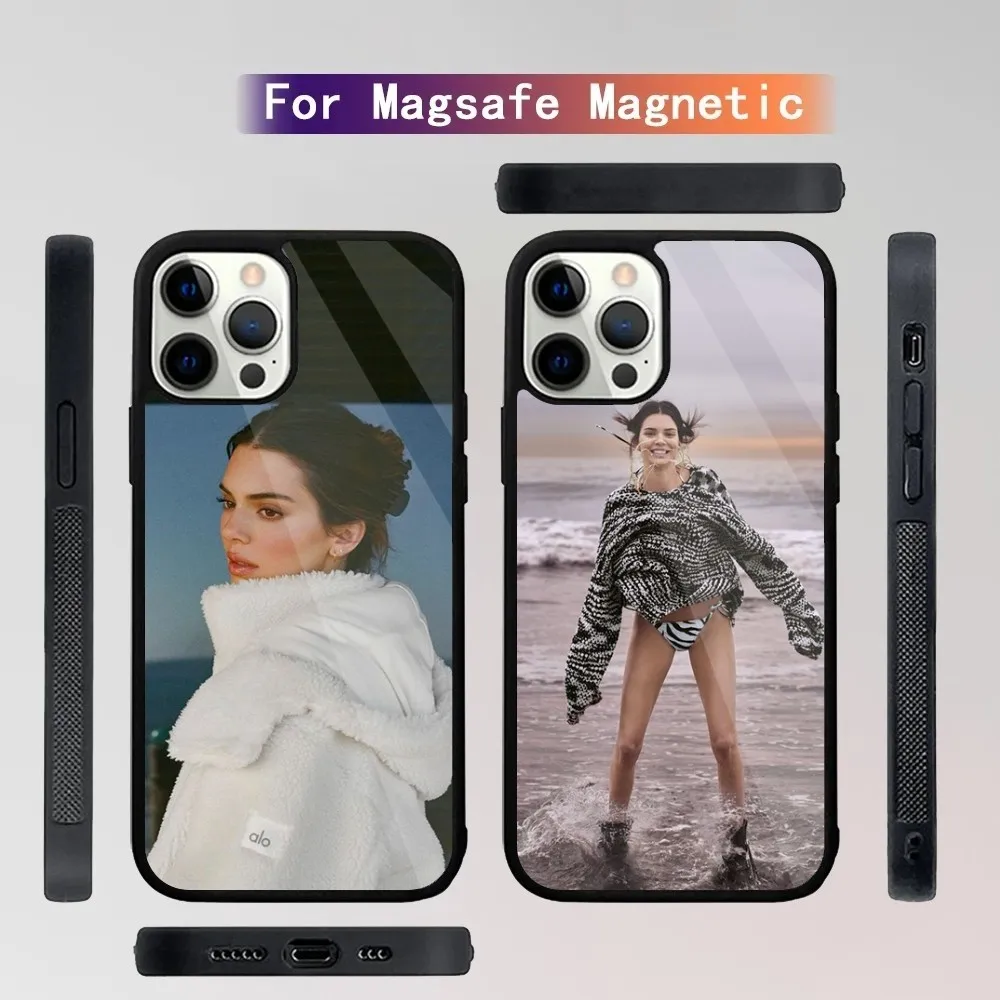 K-Kendall J-Jenner Model  Phone Case For iPhone 15,14,13,12,11,Plus,Pro,Max Mini Magsafe Magnetic Wireless Charging