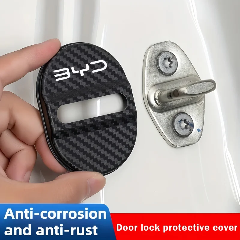 Suitable for protection covers for the door locks of BYD vehicles, vibration reduction and sound insulation patches