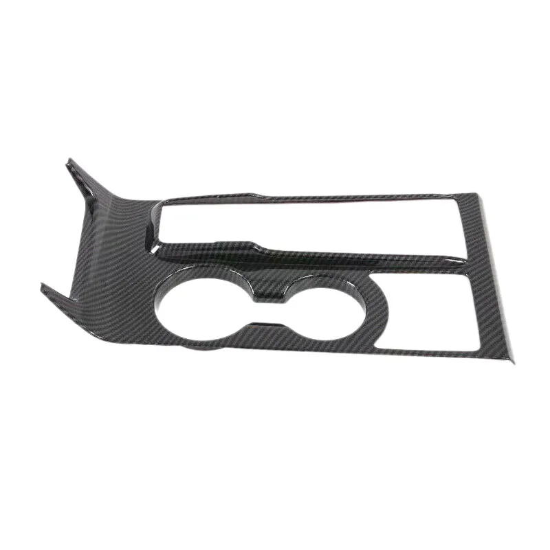 ABS Carbon Fiber Central Console Gear Shift Box Panel Cover Trim For HYUNDAI Tucson 2019-2020