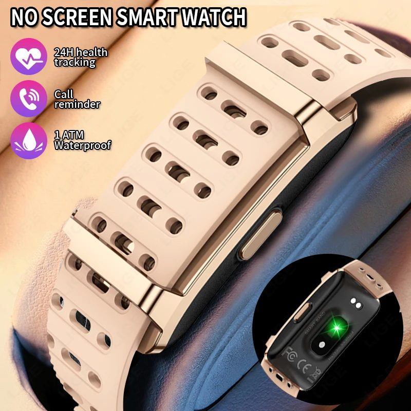 

No Screen Smart Watch Smart Bracelet Heart Rate Monitor UltraLight Sport Fitness Tracker For Men Women Electronic Bracelet 2026