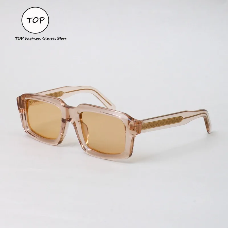 

Fashion Square Men Sunglasses Versatile UV Resistant High Quality Acetate Polarized Sun Glasses Outdoor Travel Driving 153mm