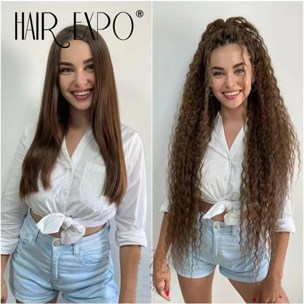 22Inch Ariel Hair Synthetic Twist Crochet Curly Hair Water Wave