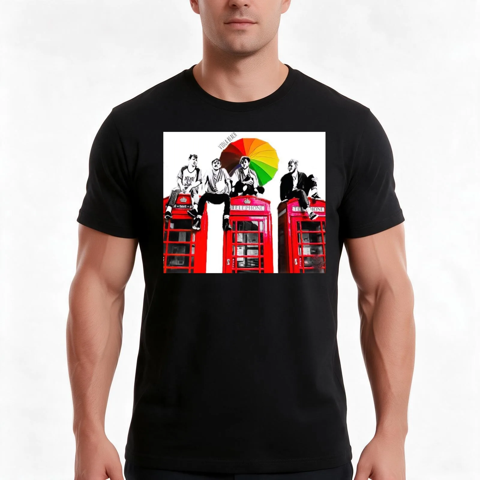 Viola Beach T-Shirt Summer Casual Cotton Tee Oversized Streetwear Tops Vintage Graphic Print Loose Fit Short Sleeve