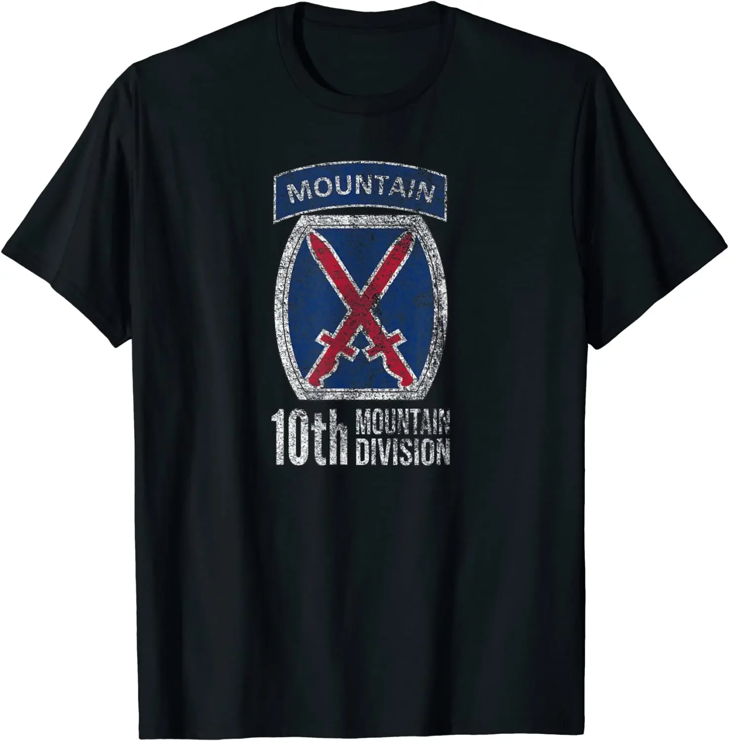 

10th Mountain Division Army Infantry Us Usa Veteran Men T-shirt Short Sleeve Casual 100% Cotton O-Neck Summer TShirt