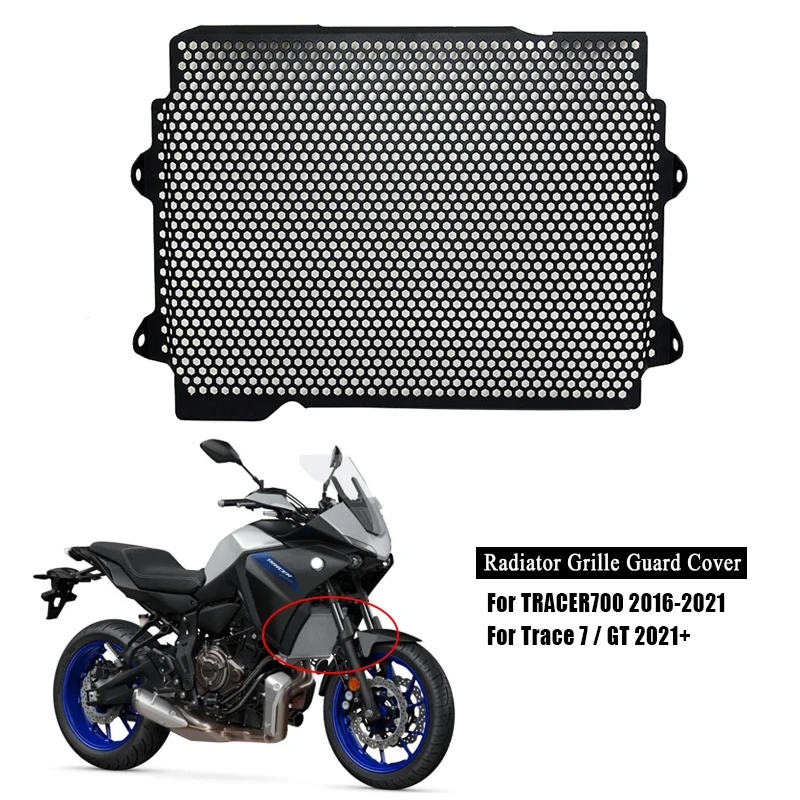 TRACER 700 Motorcycle Radiator Grille Guard Cover Oil Cooler Guard Set For YAMAHA Tracer700 Tracer 7 / GT 2016-2022 2020 2021