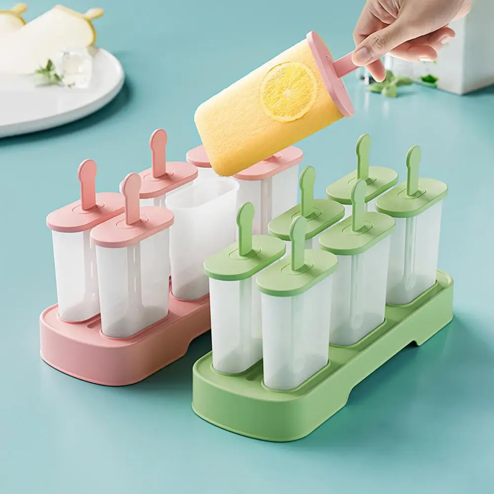 Summer Treat Molds Bpa Free Mold Set Multi-compartment Ice Pop Maker Easy-release Homemade Ice Cream Jelly Candy Bar Molds