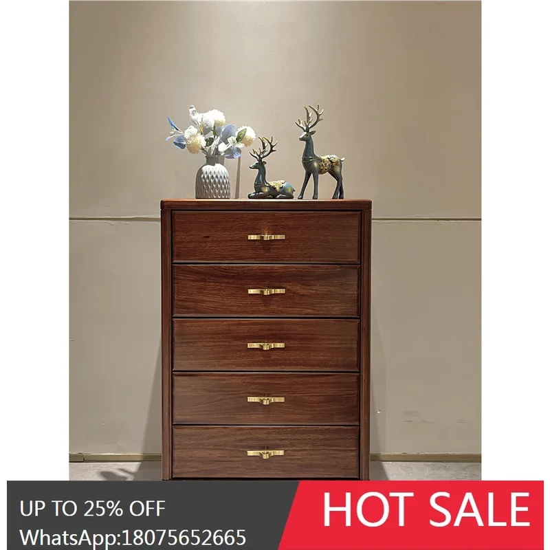 

MJY All Solid Wood New Chinese Style Storage Miscellaneous Classification Bedroom Multi-Functional Side Cabinet