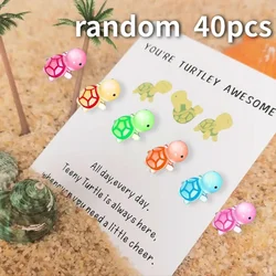 80 Cute Turtle Card Pockets Hug Thank You Cards Birthday Gifts Valentine's Day Gifts, Card Gifts, Cute Resin Animal Decorations