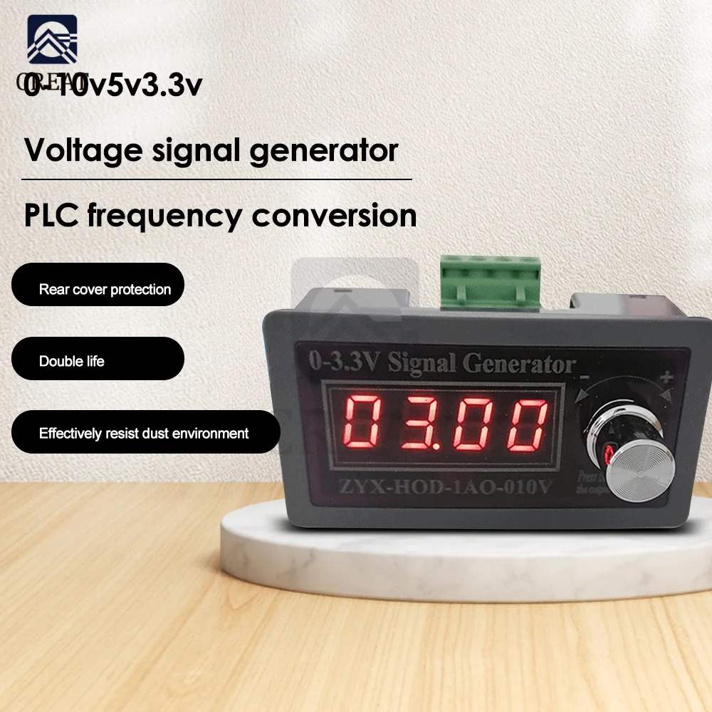 Digital 0-3.3V 0-10V Signal Source Voltage Generator Transmitter PLC Frequency Conversion Servo Analog Control Instrument