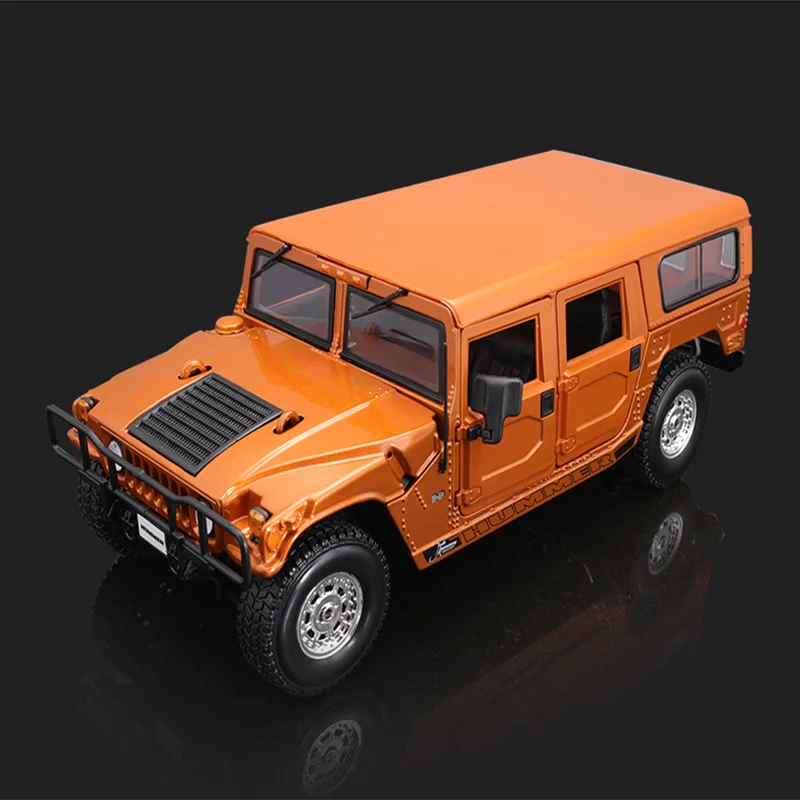 Maisto 1:18 Hummer H2 Hummer Tenth Anniversary Edition Suv Car Diecast Model Edition Alloy Luxury Vehicle Toys Collection Gift