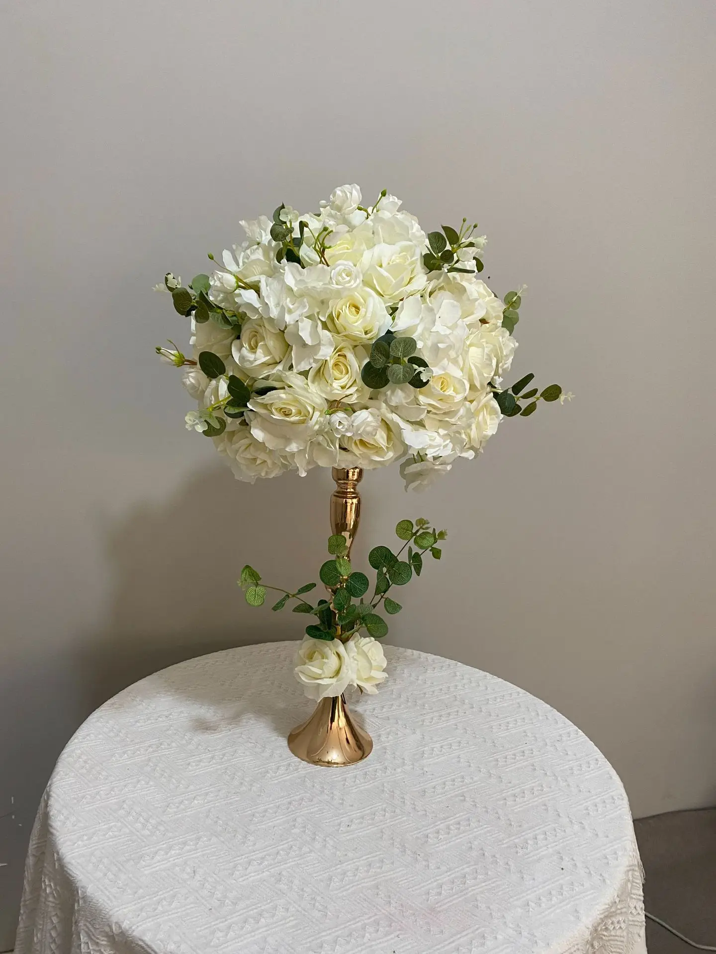 Meerjungfrauen-Kerzenständer Künstliche Blumenkugel Tischdekoration Kunstblumen für Hochzeit, Besprechungstisch, Schaufensterdekoration, Event-Dekor – Detail 2