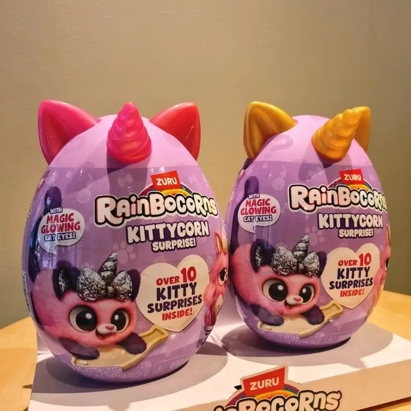 Zuru Cloud Wave Unicorn Meow Battle Serie 2 Caja de Regalo Sorpresa Huevo Mágico Caja Ciega Lindo Juguete de Peluche de Gato Regalo para Niños