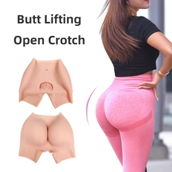 Open Crotch Silicone Butt Padded for Women Comfortable Butt Lifter One-Piece Push Up Underwear Girl's Intimates Exotic Clubwear