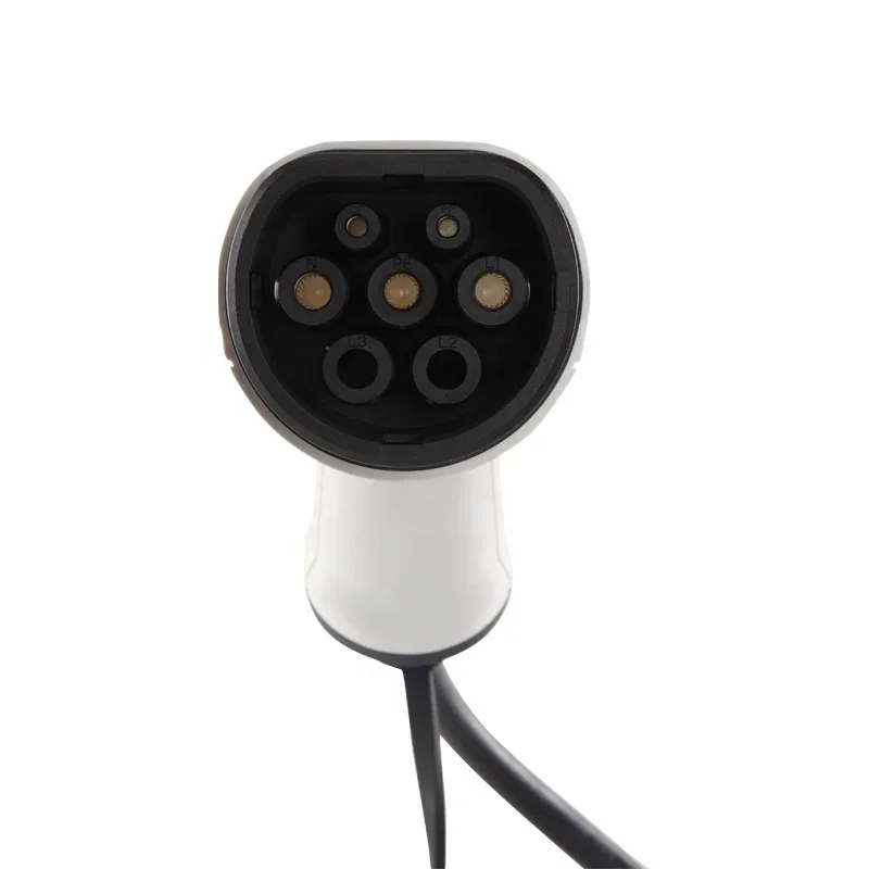 الوضع 3 كابل شحن EV 32A ثلاث مراحل 22kw نوع 2 إلى نوع 2 موصل كابل شاحن السيارة الكهربائية #5