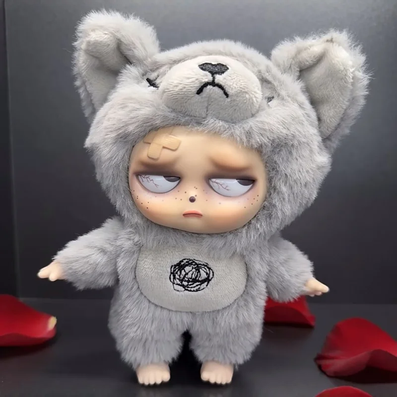 100% حقيقية Slepless Grumpipi سلسلة صندوق أعمى لعبة الفينيل لطيف أنيمي عمل الشكل الدمى حقيبة قلادة سطح المكتب حلية جمع