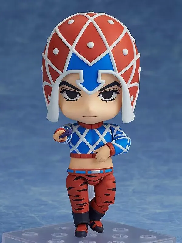 10cm JoJo's Bizarre Adventure JoJos Guido Mista1742 Anime Figurine Action Figure Toys Doll Collection Christmas Gift With Box