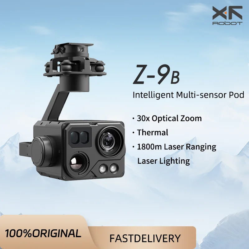Z-9B AI 3-Axis Pod Target tracking/Night Vision UAV Pod Camera/30x optical zoom Thermal imaging camera Drone