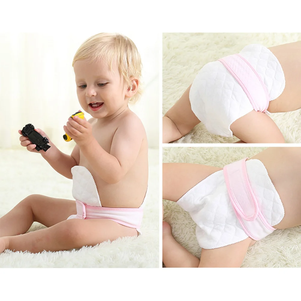

10pcs Cloth Diapers Reusable Washable Cotton Baby Diapers For Newborn Toddlers 32X12Cm Waterproof Breathable Finished Edges