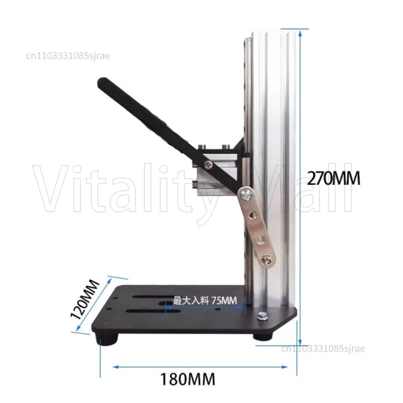 

Small Micro Table Drill Holder Bracket Desktop Electric Drilling Hole DIY Insert Nut Tool Woodwork Plastic 3D Print Bench Drill