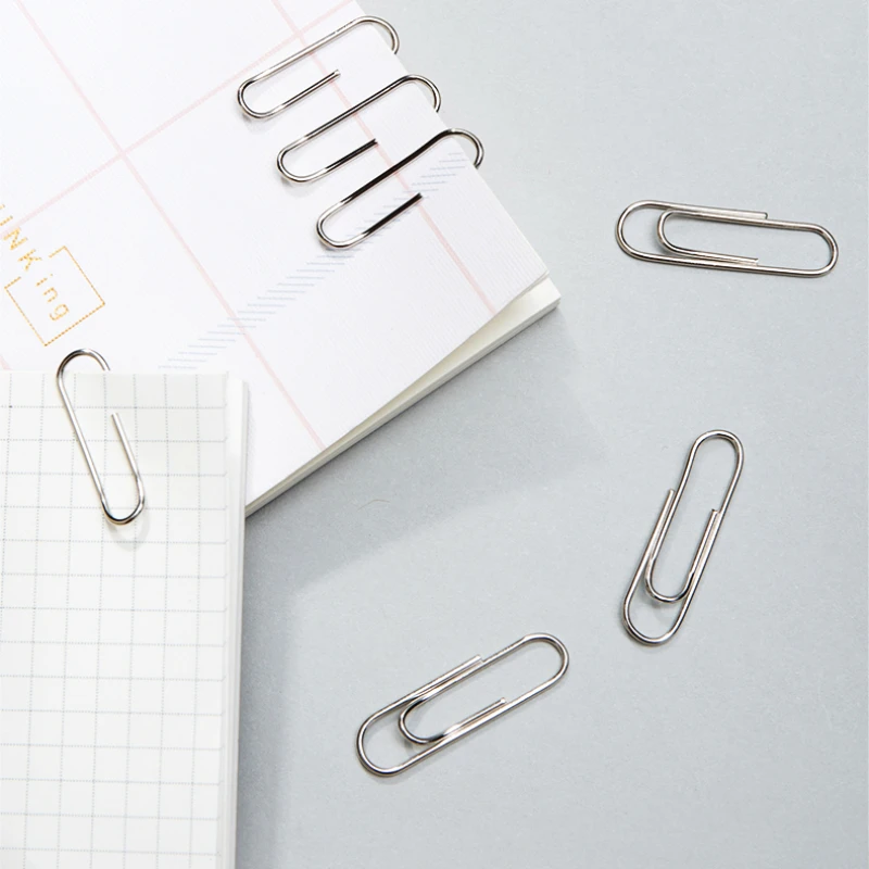 Clip Briefpapier 3 # Metaal Vernikkelde Paperclips Voor Briefpapier En Kantoorklem Briefpapier, Bureau Paperclip Kantooraccessoires