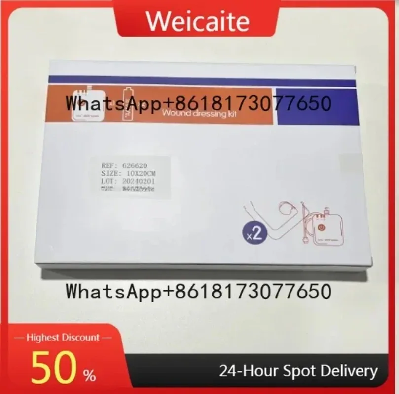 NPWT Dressing Refills Single Use Sterile EO Negative Pressure Wound Therapy Dressing Pouch 10 Language Label