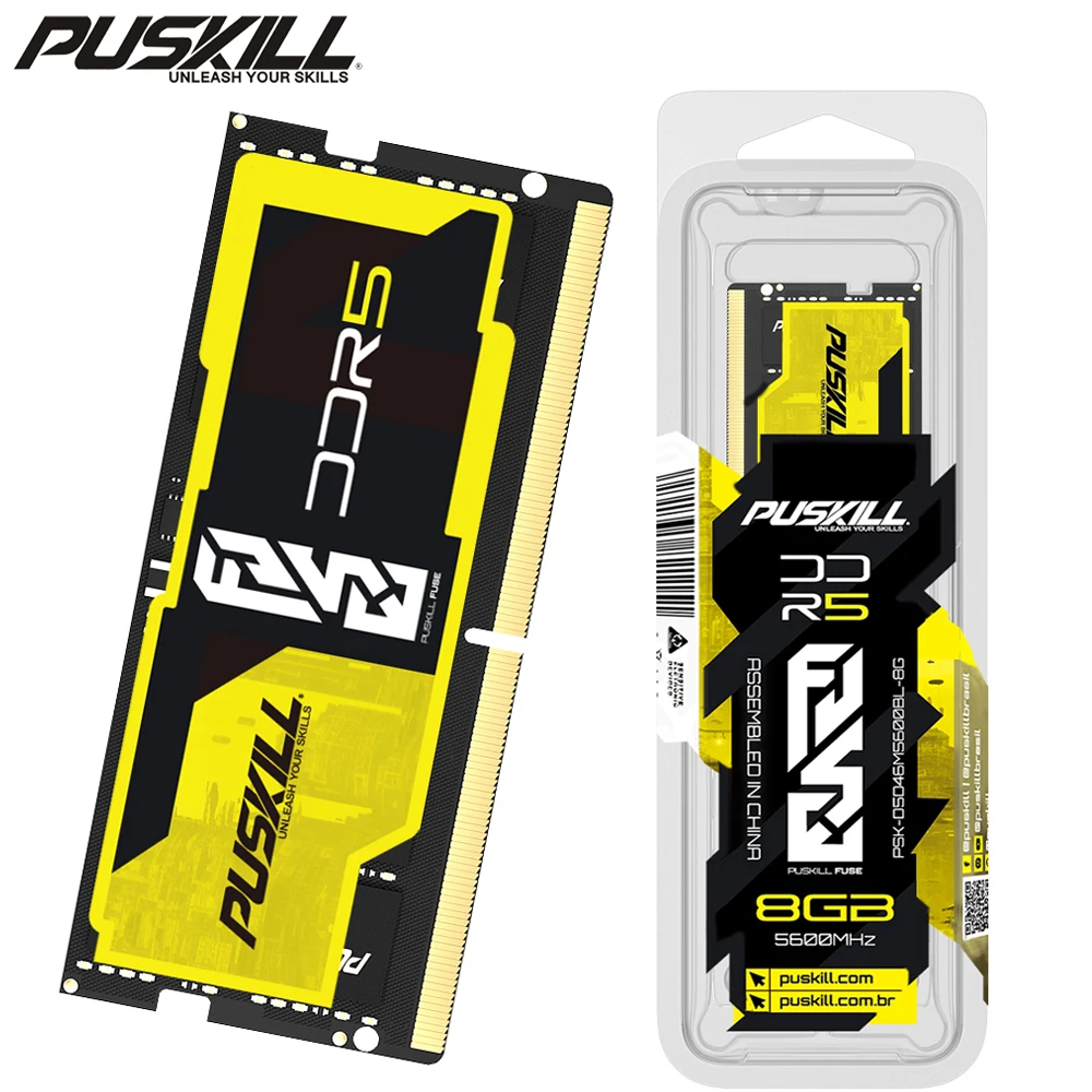 PUSKILL Memoria Ram DDR5 32GB 16GB 8GB 4800MHz Sodimm Notebook High Performance Laptop Memory