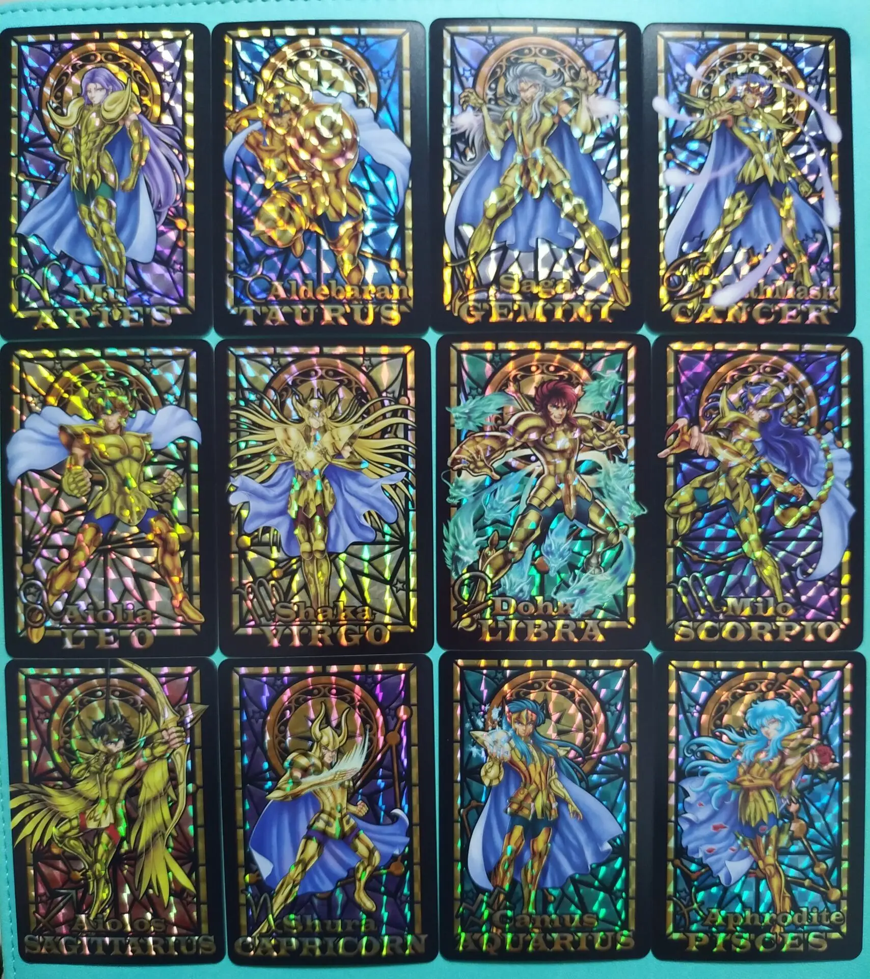 

70pcs/set Saint Seiya Self Control Collect Signature Trading Flash Card Anime Cartoon Christmas Gift Toy