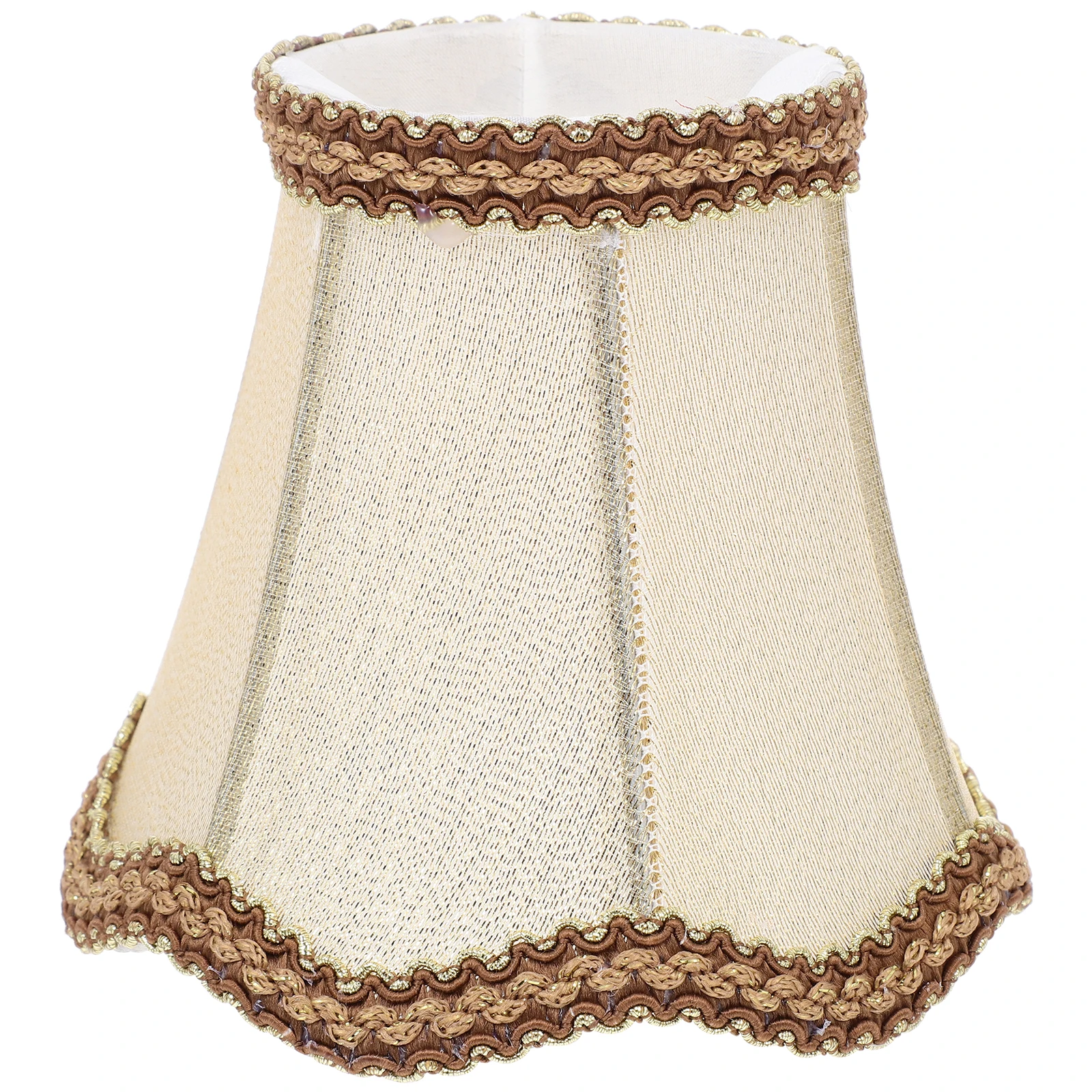 

Wave Pattern Lampshade Exquisite Cloth Light Cover Dust Proof Home Decor Bedroom Living Room Fashion Style Lighting Accessories