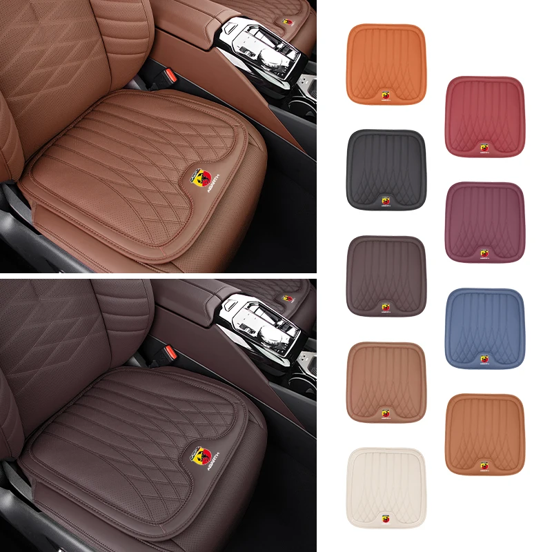 Car Seat Cushion Booster Mat Non-Slip Pad Seat Cover Interior For Fiat Abarth Grande Punto Tipo Stilo Ducato Palio 500x Bravo