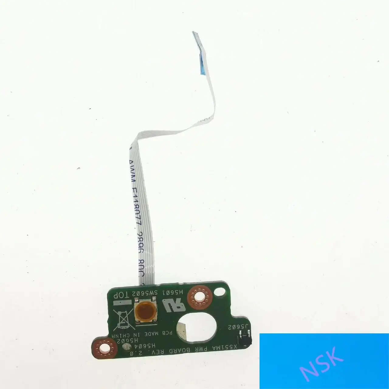 Original FOR ASUS X551CA X451CA X451C X551C X451MA  Switch Board Power On Board  100% TEST OK