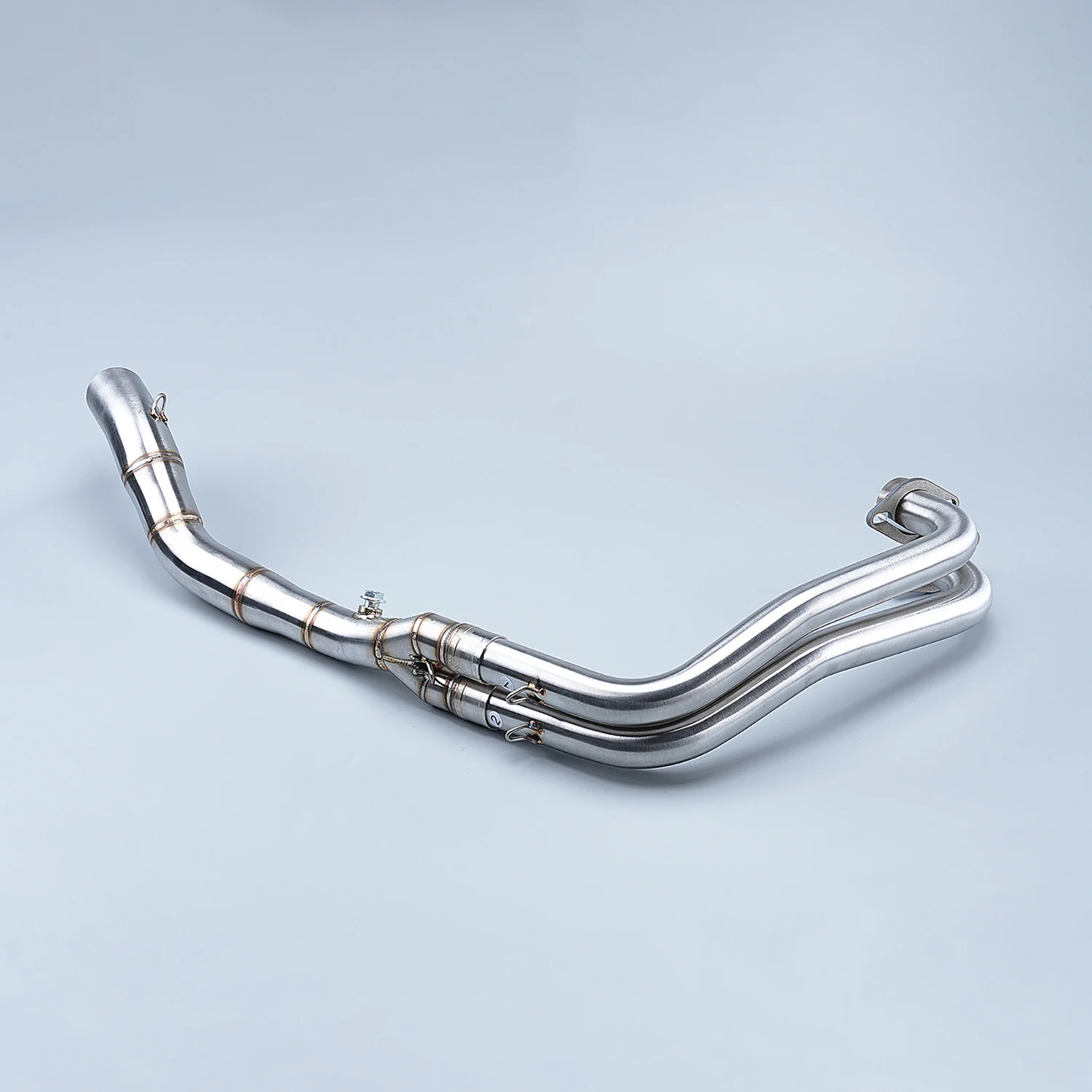 

For YZF R25 R3 MT25 MT03 2021-2024 Motorcycle Full Exhaust System Middle Link Pipe Slip-On Without Exhaust