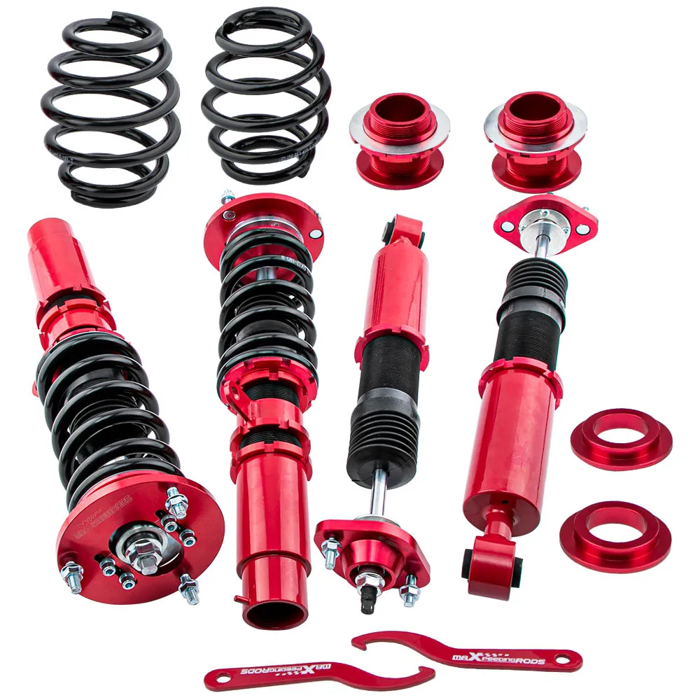 Coilovers Shock & Springs Set For BMW E46 3-Series 330i 98-05 Lowering Kit 316i 318d 320d 323i 325i 328i  Top Mount Front Rear