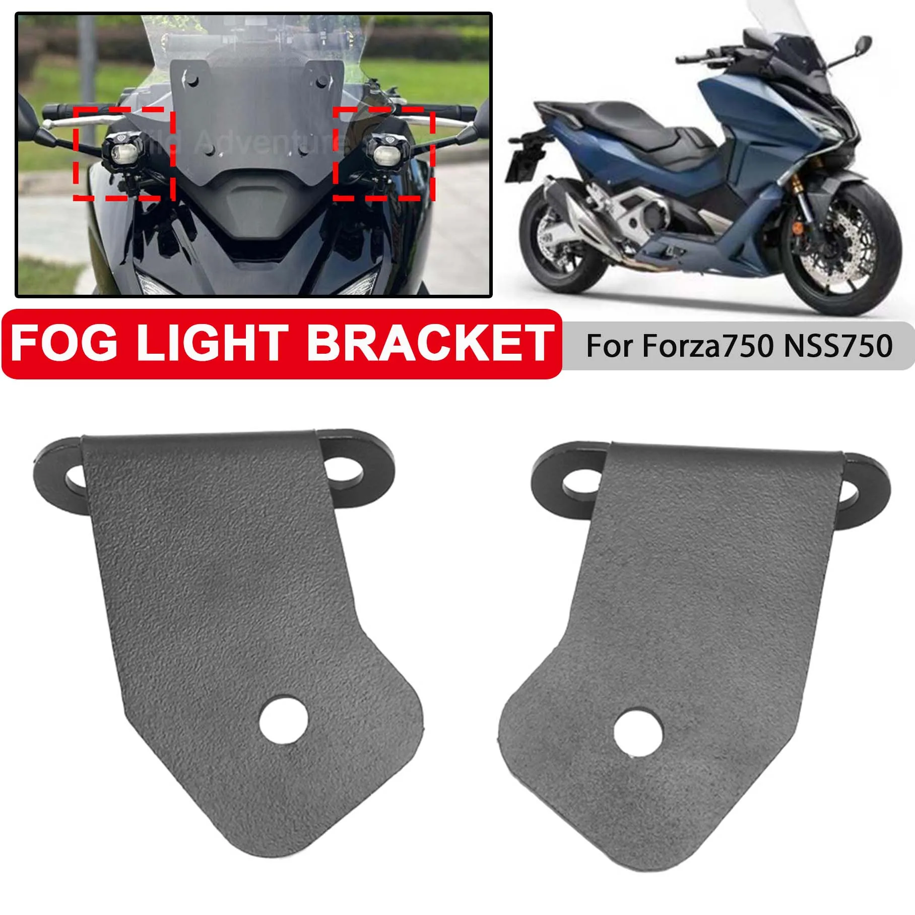 

Motorcycle Fog Light Led Bracket Auxiliary Lights Holder Support For Forza750 NSS750 For Forza 750 NSS For Honda 2021 2022 2023