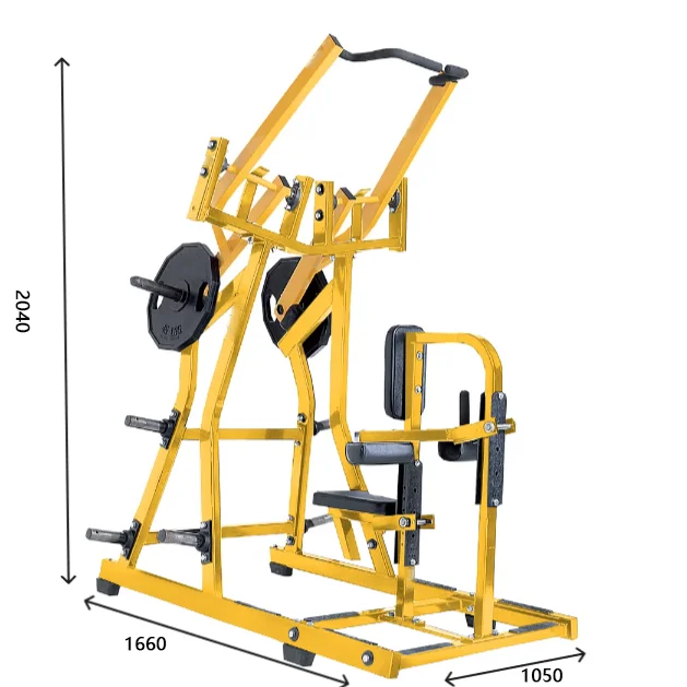 Training Fitness Machine Lateral Front Lat Pulldown Wholesale Commercial Gym Equipment Bodybuilding Exercise