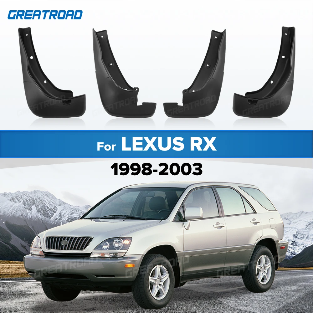 Fender For LEXUS RX 1998 1999 2000 2001 2002 2003 Mudflaps Splash Guards Mudguards Mud Flaps car Accessories