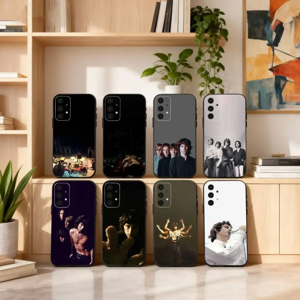 

The D-Doors Jim M-Morrison Phone Case For Samsung S25,24,23,22,30,21,10,9,Ultra,Plus,Lite,FE,4,5 G Soft Black Case