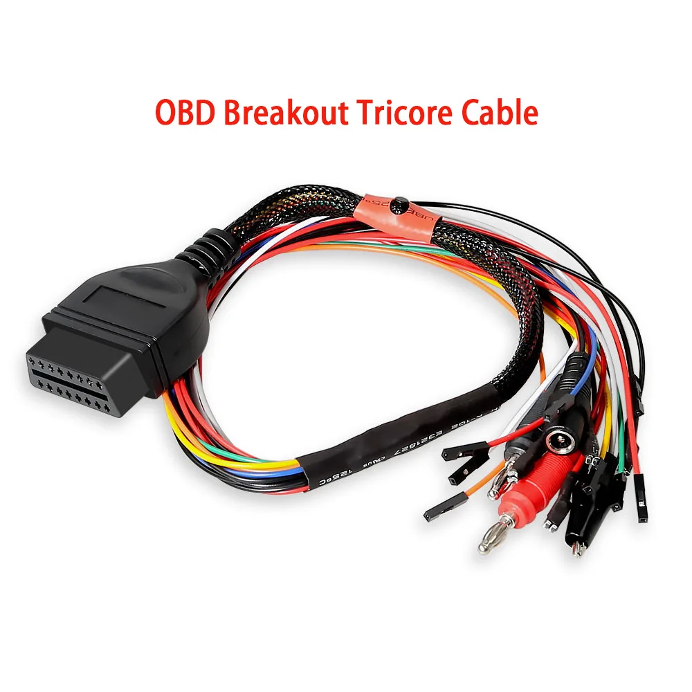 New OBD Breakout Tricore Cable for MPPS SMPS V18 V21 Car ECU Programming Multiple Connectors OBD2 16PIN Adapter Jumper Cable