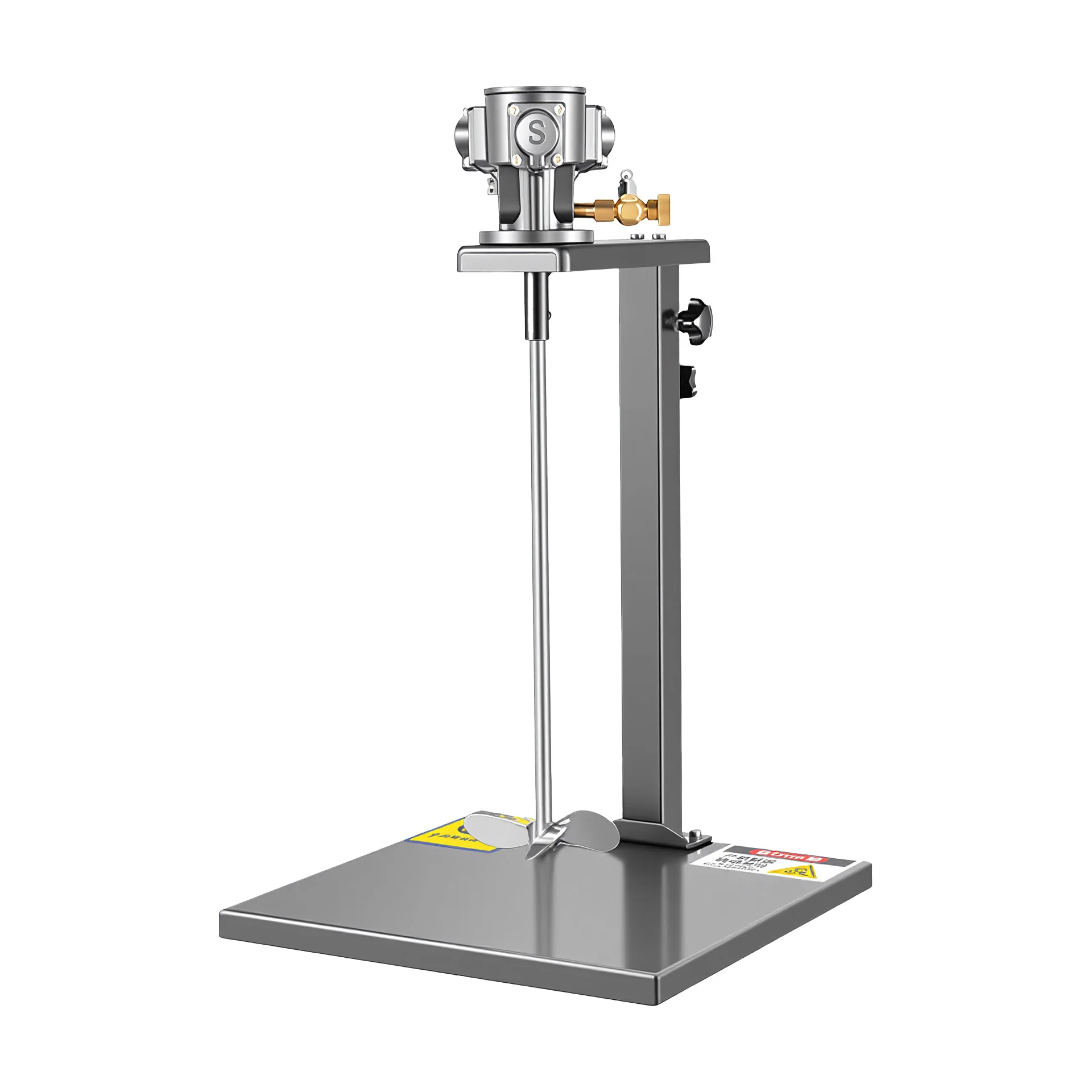 Pneumatic Mixer, Zimei Industrial Lift Paint Mixer, Small Ton Bucket Dispersion Liquid Ink Glue Paint