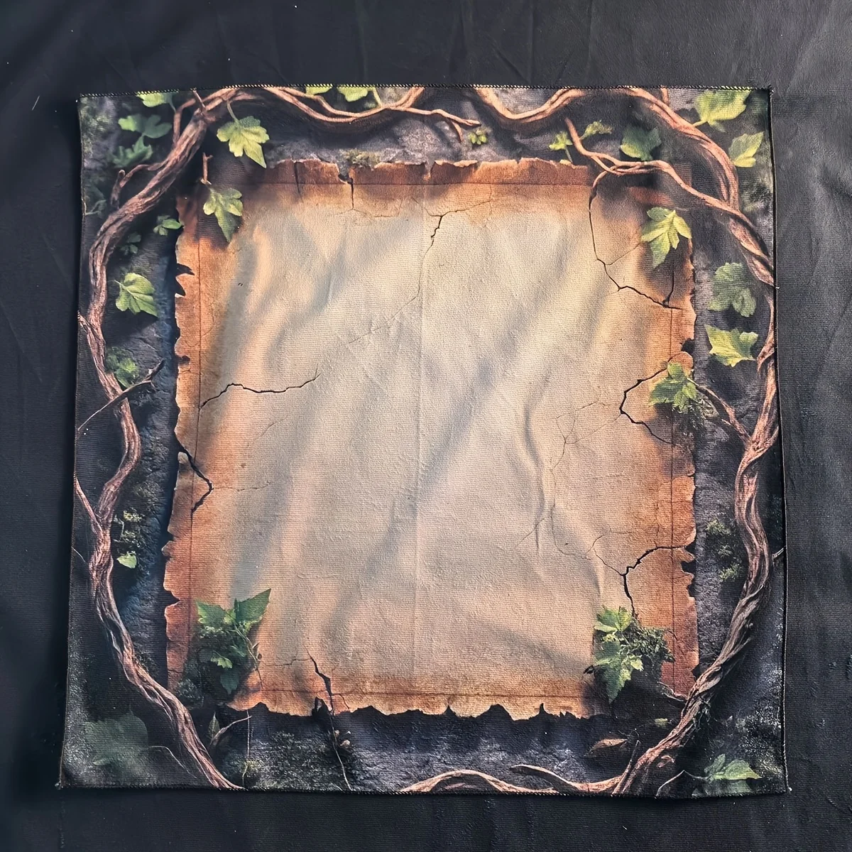 Tarot Clothes for Table Tarot Cloth Astrology Sun 1 Mystery Tarot Altar Cloth - Vintage Divination Tablecloth with Game Card