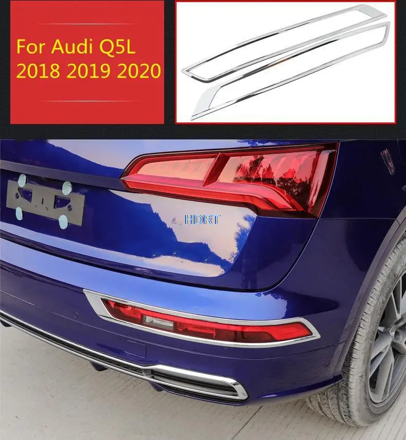 

Для Audi Q5L 2018 2019 2020 Автомобильная Передняя зеркальная Обложка рамка молдинг Украшение Аксессуары