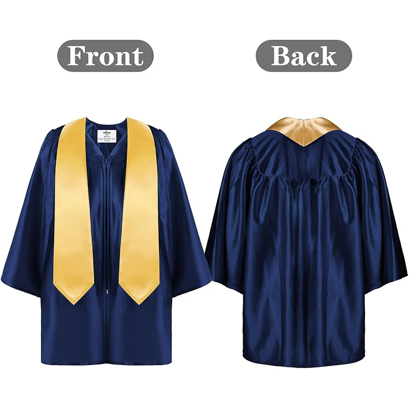 

Детский вязаный комплект для выпускного: мантия, шапочка и кисточка для выпускной церемонии в детском саду и начальной школе