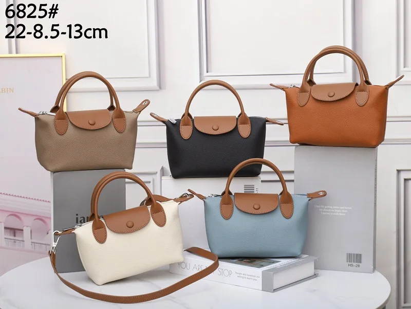 

New First Layer of Cowhide Shoulder Bag Women's Fashion Messenger Bag Genuine Leather Dumpling Handbag Women's Small Bag
