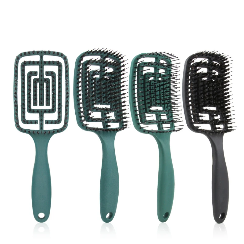 Reversible Mosquito Incense Comb Hollow Spareribs Comb Hair Oil Head Styling Comb Smooth Hair Comb hair parting comb