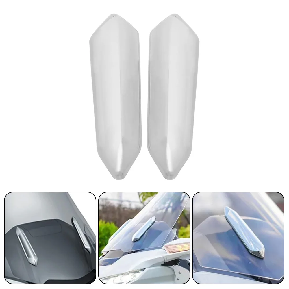 

1 Pair Of Windshield Strut Covers Fits For Honda Gold Wing Dct Tour Tour Airbag Dct Tour Dct 2018–2025 Chrome Abs Plastic Covers
