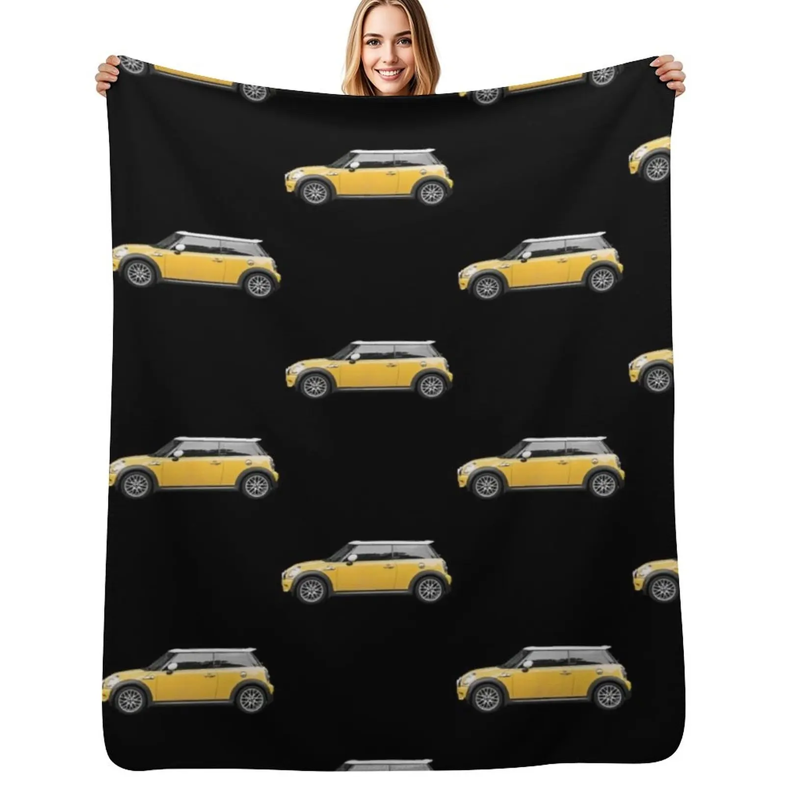 

Mini cooper Throw Blanket Quilt anime Comforter Camping Blankets