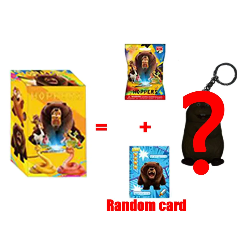 Hoppers Mabel/King George/Mayor Jerry/blind box Action Figures Toys Keychain pendant Action Figures Dolls Toys Gift for Kids