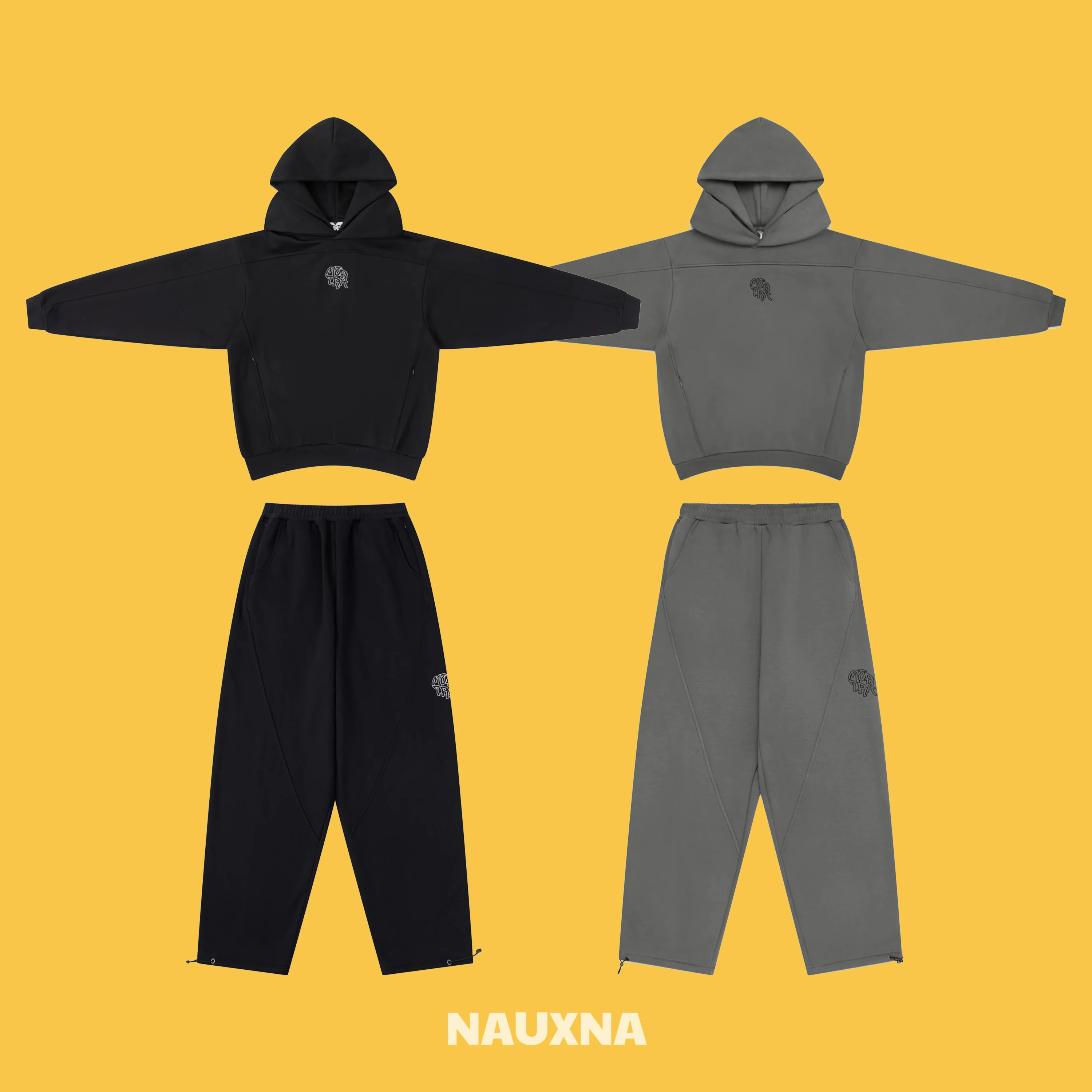 

Mertra Street Hip Hop Embroidered Letter Logo Double Cap Sweatirt Autumn Winter ex Casual Fce Lined Hoodie