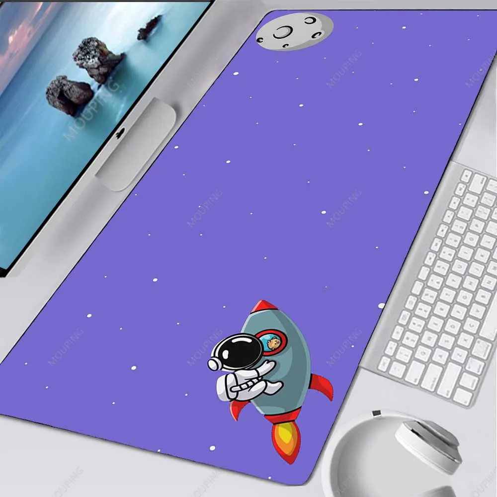 Grande mouse pad lua deskmat preto xl teclado de jogos tapete anime mouse tapetes do computador 800x400 deskpad mousepad tapetes de borracha